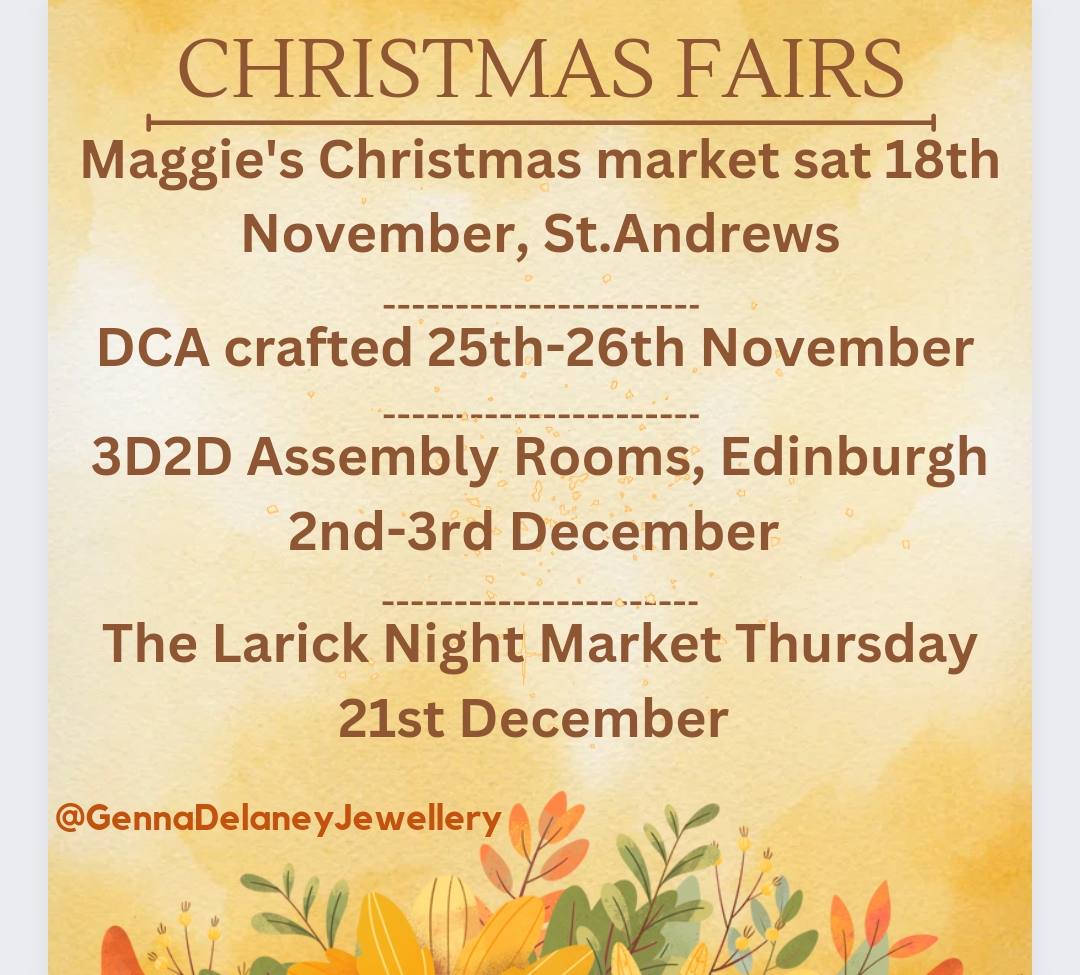 Quiet before the storm – dates for your diary – Christmas fairs