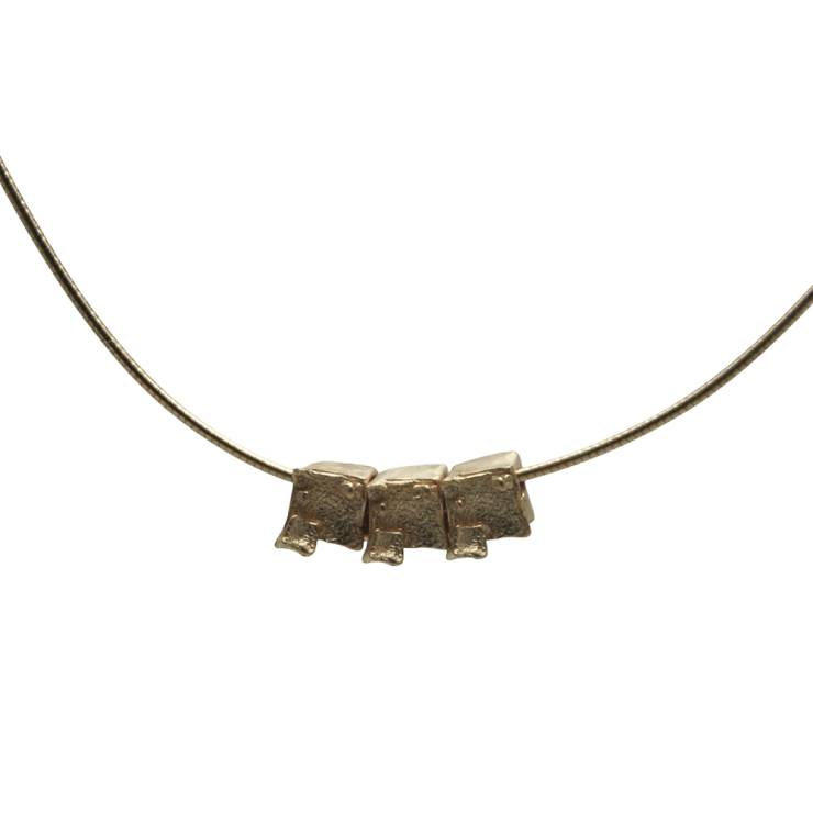 3 cube rose gold necklace - web